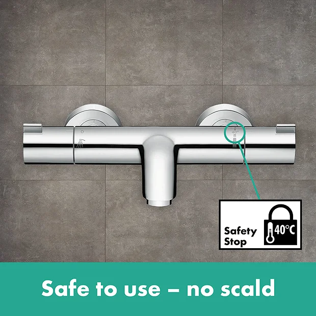 Hansgrohe Ecostat 1001 CL Thermostatic Exposed Bath Shower Mixer 6 Hansgrohe Ecostat 1001 CL Thermostatic Exposed Bath Shower Mixer - Image 4