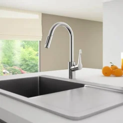 Hansgrohe Cento XL Single Lever Kitchen Mixer With Pull Out Spray -Roc Bathroom Furni Store 14803000 d2