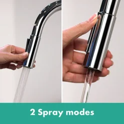 Hansgrohe Cento XL Single Lever Kitchen Mixer With Pull Out Spray -Roc Bathroom Furni Store 14803000 d4n