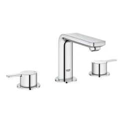 Grohe Lineare 3-Hole Basin Mixer With Pop-up Waste