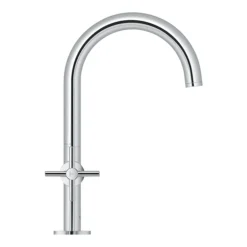 Grohe Atrio Crosshead L-Size Mono Basin Mixer With Click Clack Waste - Chrome