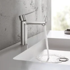 Grohe Lineare Basin Mixer 1/2" S-Size With Push-Open Waste Set -Roc Bathroom Furni Store 23106001 d1