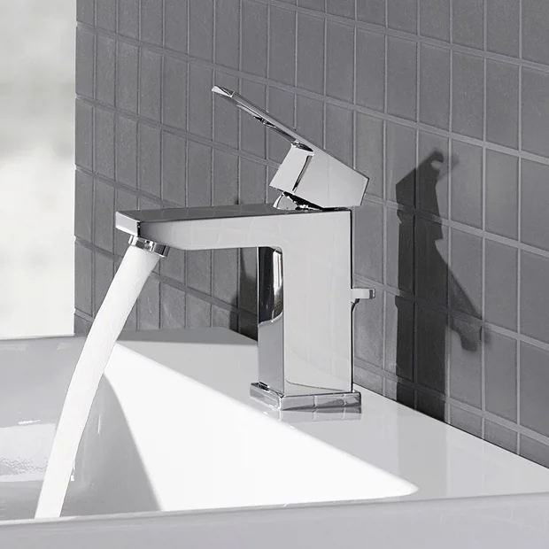Grohe Eurocube S-Size Mono Basin Mixer With Pop-up Waste 7 Grohe Eurocube S-Size Mono Basin Mixer With Pop-up Waste - Image 5