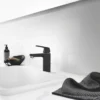 Grohe Matt Black Eurosmart Cosmopolitan Mono Basin Mixer With Pop-up Waste -Roc Bathroom Furni Store 23325kw0 d1