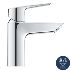Grohe QuickFix Start SilkMove ES S-Size Mono Basin Mixer With Push-Open Waste -Roc Bathroom Furni Store 23551002 d1 1