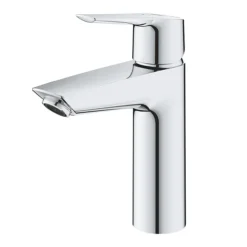 Grohe QuickFix Start SilkMove ES M-Size Mono Basin Mixer With Push-Open Waste -Roc Bathroom Furni Store 23746002 d3