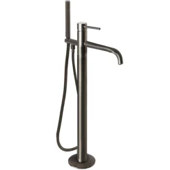 JTP Vos Brushed Black Freestanding Bath Shower Mixer