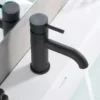 JTP Vos Matt Black Single Lever Basin Mixer
