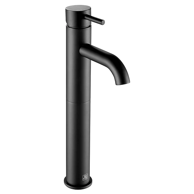 JTP Vos Matt Black Tall Single Lever Basin Mixer 4 JTP Vos Matt Black Tall Single Lever Basin Mixer - Image 2