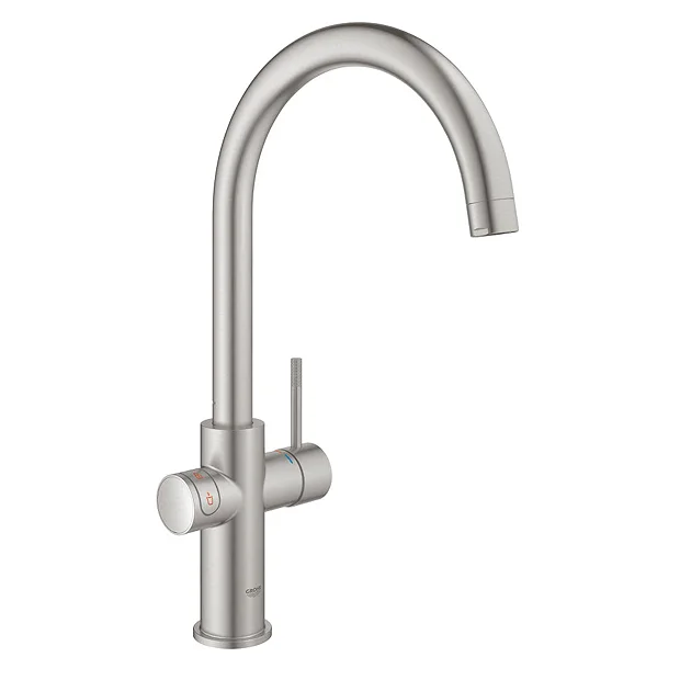 Grohe Red 2.0 Duo Instant Boiling Water Kitchen Tap And M Size Boiler - SuperSteel 3 Grohe Red 2.0 Duo Instant Boiling Water Kitchen Tap And M Size Boiler - SuperSteel