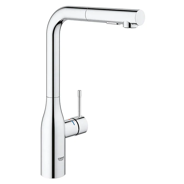 Grohe Essence Kitchen Sink Mixer With Pull Out Spray - Chrome 4 Grohe Essence Kitchen Sink Mixer With Pull Out Spray - Chrome - Image 2