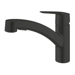 Grohe QuickFix Start Single Lever Kitchen Sink Mixer With Pull Out Spray - Matt Black 7 Grohe QuickFix Start Single Lever Kitchen Sink Mixer With Pull Out Spray - Matt Black -Roc Bathroom Furni Store 3030724310 l1