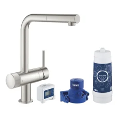 Grohe Blue Pure Minta Filtered Tap - Stainless Steel 5 Grohe Blue Pure Minta Filtered Tap - Stainless Steel -Roc Bathroom Furni Store 30382dc0 l