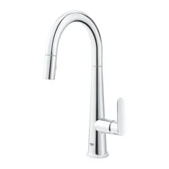 Grohe Veletto Single Lever Kitchen Sink Mixer With Pull Out Spray - Chrome -Roc Bathroom Furni Store 30419000 d1
