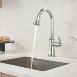 Grohe Gloucester Single Lever Kitchen Sink Mixer With Pull Out Spray