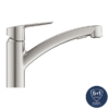 Grohe QuickFix Start Single Lever Kitchen Sink Mixer With Pull Out Spray - SuperSteel -Roc Bathroom Furni Store 30531dc1 d1