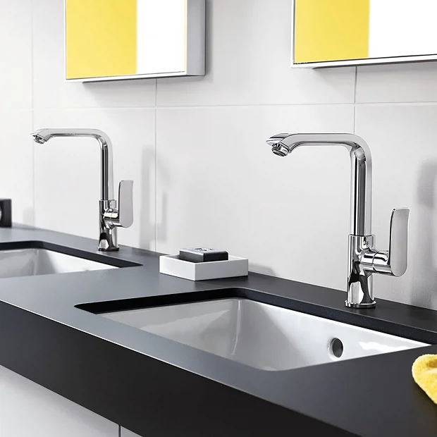 Hansgrohe Metris Single Lever Basin Mixer 230 With Swivel Spout And Pop-up Waste 6 Hansgrohe Metris Single Lever Basin Mixer 230 With Swivel Spout And Pop-up Waste - Image 4