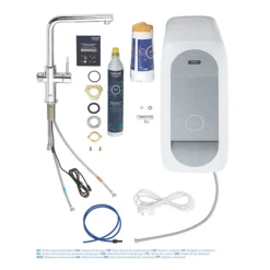 Grohe L-Spout Blue Home Duo Starter Kit - Chrome 9 Grohe L-Spout Blue Home Duo Starter Kit - Chrome -Roc Bathroom Furni Store 31454001 d2