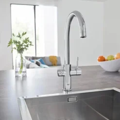 Grohe C-Spout Blue Home Duo Starter Kit - Chrome -Roc Bathroom Furni Store 31455000 d4