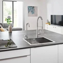 Grohe High C-Spout Mono Blue Home Starter Kit - Stainless Steel 9 Grohe High C-Spout Mono Blue Home Starter Kit - Stainless Steel -Roc Bathroom Furni Store 31498dc0 d1