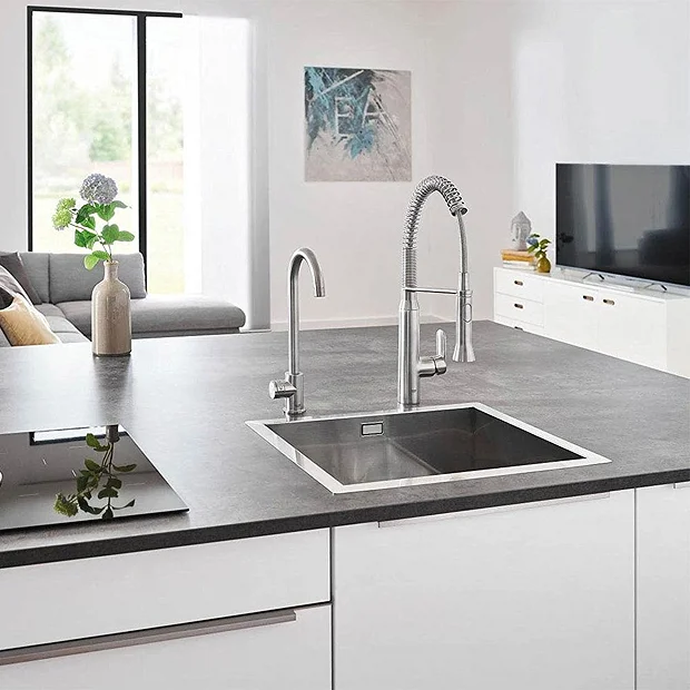 Grohe High C-Spout Mono Blue Home Starter Kit - Stainless Steel 6 Grohe High C-Spout Mono Blue Home Starter Kit - Stainless Steel - Image 4