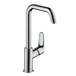 Hansgrohe Focus Single Lever Basin Mixer 240 With Swivel Spout And Pop-up Waste -Roc Bathroom Furni Store 31609000 l