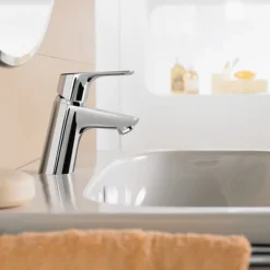 Hansgrohe Focus Single Lever Basin Mixer 70 Without Waste -Roc Bathroom Furni Store 31733000 d1