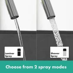 Hansgrohe Focus M41 Single Lever Kitchen Mixer 240 With Pull Out Spray - Chrome -Roc Bathroom Furni Store 31815000 d2