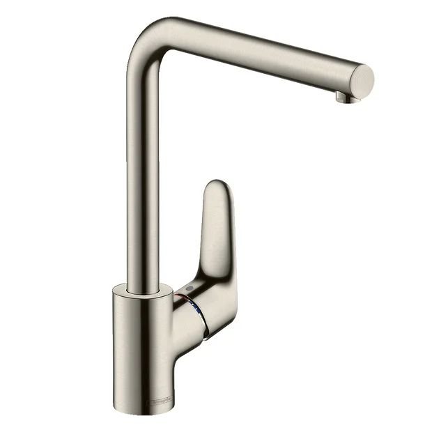 Hansgrohe Focus M41 Single Lever Kitchen Mixer 280 - Stainless Steel 3 Hansgrohe Focus M41 Single Lever Kitchen Mixer 280 - Stainless Steel