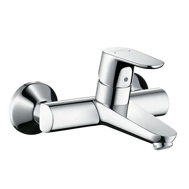 Hansgrohe Focus Wall Mounted Single Lever Basin Mixer 3 Hansgrohe Focus Wall Mounted Single Lever Basin Mixer