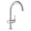 Grohe Atrio Single Lever L-Size Mono Basin Mixer With Click Clack Waste - Chrome -Roc Bathroom Furni Store 32042003 l