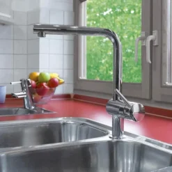 Grohe Minta Kitchen Sink Mixer With Pull Out Spray - Chrome -Roc Bathroom Furni Store 32168000 d1
