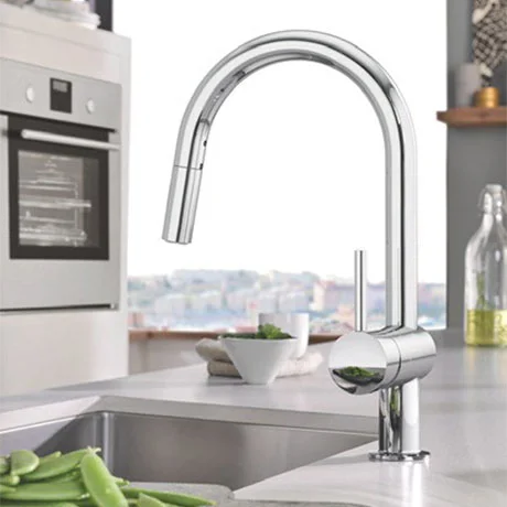 Grohe Minta Kitchen Tap - Pull Out Kitchen Mixer - Chrome 4 Grohe Minta Kitchen Tap - Pull Out Kitchen Mixer - Chrome - Image 3