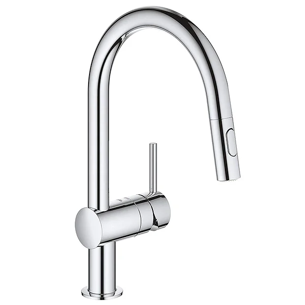 Grohe Minta Kitchen Tap - Pull Out Kitchen Mixer - Chrome 3 Grohe Minta Kitchen Tap - Pull Out Kitchen Mixer - Chrome - Image 2