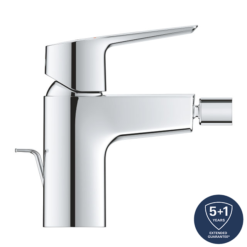 Grohe QuickFix Start S-Size Bidet Mixer With Pop-up Waste
