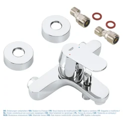 Grohe Eurosmart Cosmopolitan Wall Mounted Bath Shower Mixer