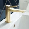 JTP Hix Brushed Brass Single Lever Basin Mixer -Roc Bathroom Furni Store 33001bbr d1