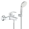 Grohe Eurosmart Wall Mounted Bath Shower Mixer And Kit