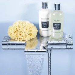 Grohe Grohtherm 2000 Wall Mounted Thermostatic Bath Shower Mixer -Roc Bathroom Furni Store 34464001 d3