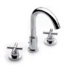 Roca Loft Chrome Deck Mounted 3 Hole Basin Mixer & Pop-up Waste 1 Roca Loft Chrome Deck Mounted 3 Hole Basin Mixer & Pop-up Waste -Roc Bathroom Furni Store 5a4443c00 l