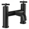 JTP Solex Matt Black Bath Filler -Roc Bathroom Furni Store 66223mb l