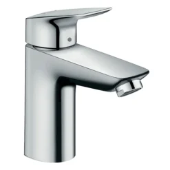 Hansgrohe Logis Single Lever Basin Mixer 100 With 2 Flow Rates And Pop-up Waste