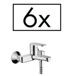 Hansgrohe Pack Of 6 Vernis Blend Exposed Single Lever Bath Shower Mixer