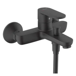 Hansgrohe Vernis Blend Exposed Single Lever Bath Shower Mixer - Matt Black -Roc Bathroom Furni Store 71440670 l