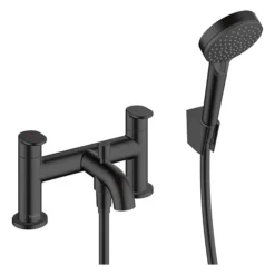 Hansgrohe Vernis Blend Bath Shower Mixer With Kit - Matt Black -Roc Bathroom Furni Store 71461670 l