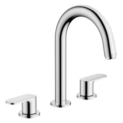 Hansgrohe Vernis Blend 3-Hole Basin Mixer 100 With Pop-up Waste - Chrome -Roc Bathroom Furni Store 71553000 l