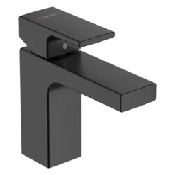 Hansgrohe Vernis Shape Single Lever Basin Mixer 100 With Pop-up Waste - Matt Black -Roc Bathroom Furni Store 71561670 l