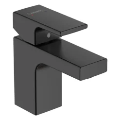 Hansgrohe Vernis Shape Single Lever Basin Mixer 70 Without Waste - Matt Black -Roc Bathroom Furni Store 71567670 l