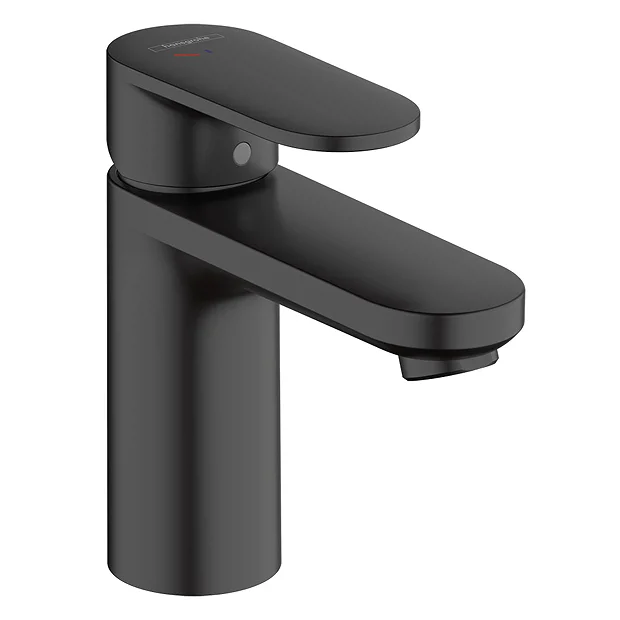 Hansgrohe Vernis Blend Single Lever Basin Mixer 100 CoolStart With Pop-up Waste - Matt Black 3 Hansgrohe Vernis Blend Single Lever Basin Mixer 100 CoolStart With Pop-up Waste - Matt Black