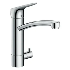 Hansgrohe Logis M31 Single Lever Kitchen Mixer 220 With Shut-Off Valve